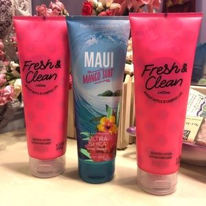 VS Pink & Bath and Body works lotion Trio